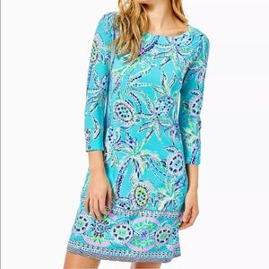 Lilly Pulitzer Sophie Dress Bermuda Blue Turtle Szn Season